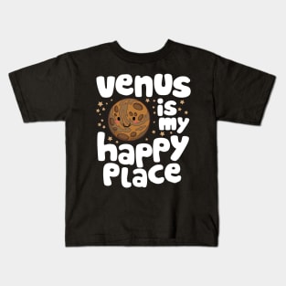 Venus is My Happy Place Kids T-Shirt